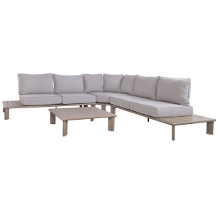 Divano da Giardino Home ESPRIT Marrone 290 X 290 X 68 CM