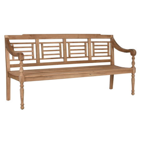 Panca Home ESPRIT Naturale Teca Intaglio 200 x 65 x 101 cm