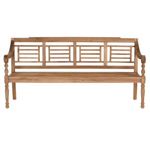 Panca Home ESPRIT Naturale Teca Intaglio 200 x 65 x 101 cm