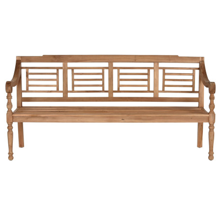 Panca Home ESPRIT Naturale Teca Intaglio 200 x 65 x 101 cm