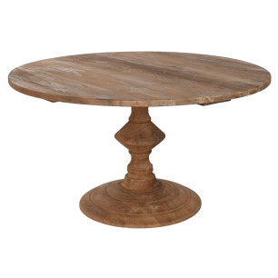 Tavolo da Pranzo Home ESPRIT Naturale teak 140 x 140 x 75 cm