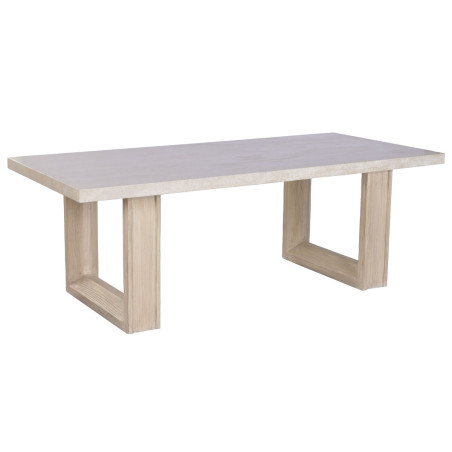 Tavolo da Pranzo Home ESPRIT Marmo Legno di olmo 220 x 100 x 76 cm