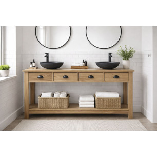 Scaffale da Bagno Home ESPRIT 165 X 50 X 90 CM