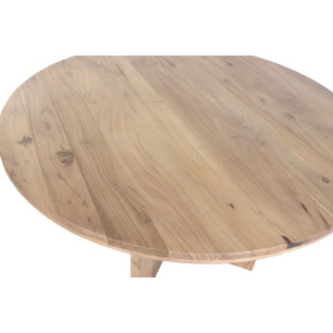 Tavolo da Pranzo Home ESPRIT Acacia 130 x 130 x 76 cm