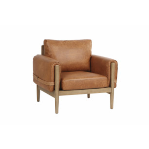 Poltrona Home ESPRIT Marrone Cenere 94 X 80 X 82 CM