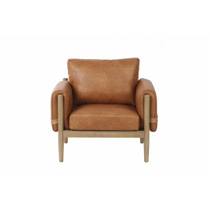 Poltrona Home ESPRIT Marrone Cenere 94 X 80 X 82 CM