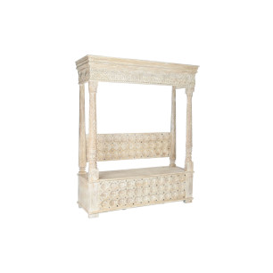 Panca Home ESPRIT Naturale Legno di mango Indiano 190 X 54 X 215 CM