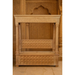Panca Home ESPRIT Naturale Legno di mango Indiano 190 X 54 X 215 CM