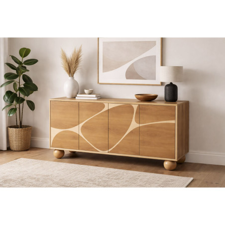 Credenza Home ESPRIT Acacia 160 x 40 x 85 cm