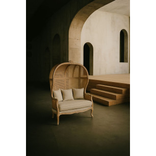 Divano Home ESPRIT Naturale 125 X 58 X 155 CM