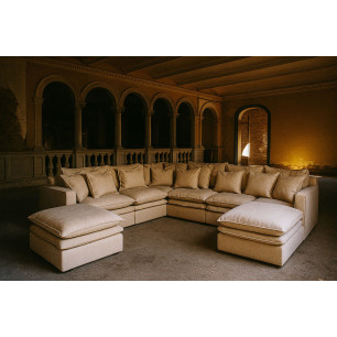 Modulo del divano Home ESPRIT Beige 120 X 120 X 95 CM