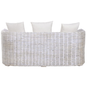 Divano Home ESPRIT Bianco Bali Decapaggio 174 x 88 x 69 cm