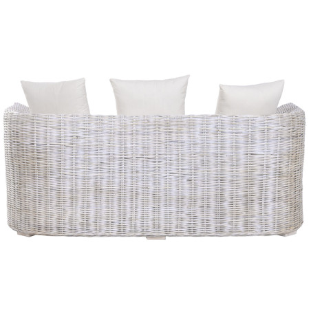 Divano Home ESPRIT Bianco Bali Decapaggio 174 x 88 x 69 cm