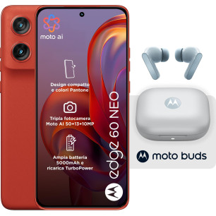 Motorola Edge 60 Neo 8+256GB 6.36" 5G Pant.Poinciana + Moto Buds ITA