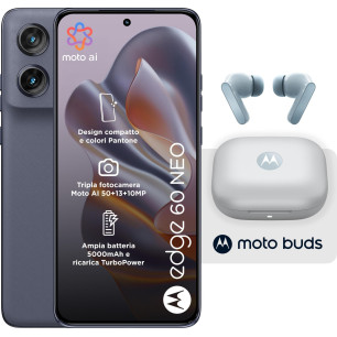Motorola Edge 60 Neo 8+256GB 6.36" 5G Pant Grisaille + Moto Buds ITA