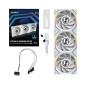 VENTILADOR 120X120 LIAN LI UNIFAN SL WIRELESS LCD WHITE