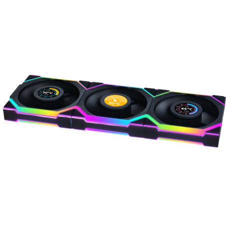 VENTILADOR 120X120 LIAN LI UNIFAN SL WIRELESS LCD BLACK