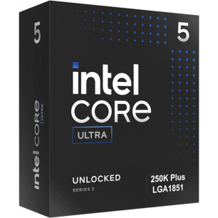 CPU INTEL CORE ULTRA 5 250KF PLUS 4,2GHZ (5,3GHZ TURBO) 18CORE BX80768250KF 30MB LGA1851 125W BOX NO FAN GAR. 3ANNI