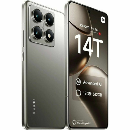 Smartphone Xiaomi 14T Pro 6,67" Octa Core 12 GB RAM 256 GB Grigio