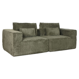 Divano Home ESPRIT Verde Scandi 220 x 158 x 91 cm