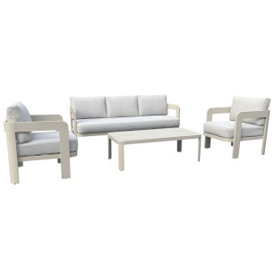 Divano da Giardino Home ESPRIT Beige 188 X 75 X 67 CM