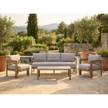 Divano da Giardino Home ESPRIT Marrone 188 X 75 X 67 CM