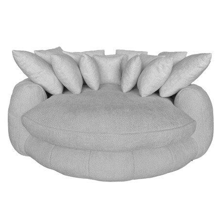 Divano Home ESPRIT Grigio chiaro Scandi 182 X 167 X 52,5 CM