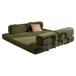 Divano Home ESPRIT Verde Scandi 200 X 90 X 64 CM