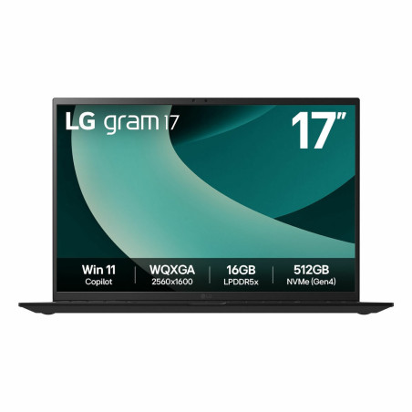 Laptop LG 17Z90T-G.AD88B 17" intel core ultra 7 255H 32 GB RAM 1 TB SSD Qwerty in Spagnolo