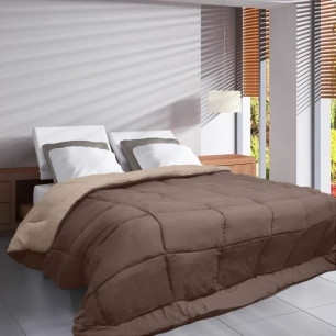 Piumino Letto Poyet  Motte Hudson Taupé Lino 200 g/m² 220 x 240 cm