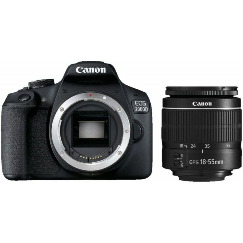 Fotocamera Digitale Canon 2000D + EF-S 18-55mm Nero 24 MP 3"