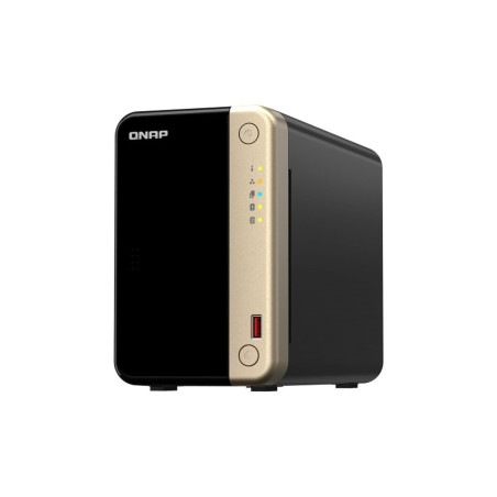 Memorizzazione in Rete NAS Qnap TS-264 Nero Grigio