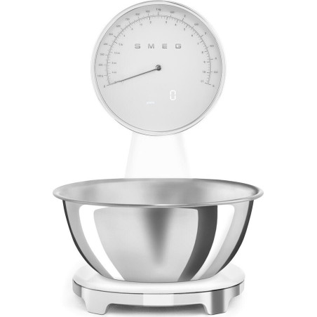 SMEG ANALOG AND DIGITAL KITCHEN SCALE WHITE KSF01WHWW