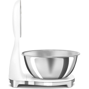 SMEG ANALOG AND DIGITAL KITCHEN SCALE WHITE KSF01WHWW