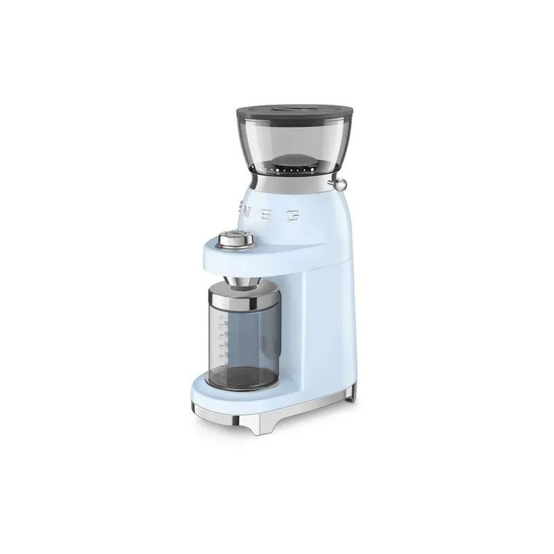 SMEG COFFEE GRINDER 50STYLE PASTEL BLUE CGF03PBEU SMEG COFFEE GRINDER 50STYLE PASTEL BLUE CGF03PBEU
