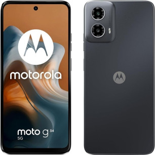 Motorola Moto G34 8+256GB 6.5" 5G Charcoal Black DS ITA