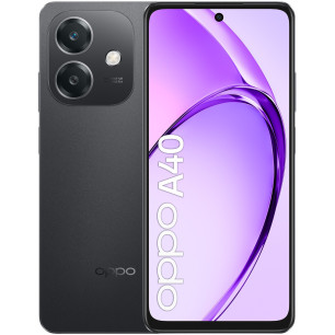 OPPO A40 4+128GB 6.67" 4G Sparkle Black DS TIM