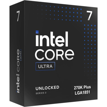 CPU INTEL CORE ULTRA i7-270K Plus (ARROW LAKE) 5.5 GHz - 36MB SKT 1851 - NO DISSIPATORE - BOX- BX80768270K