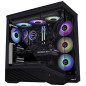 TORRE ATX LIAN LI V100 BLACK 4 VENT ARGB / MAX CPU COOL 180