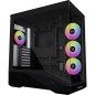 TORRE ATX LIAN LI V100 BLACK 4 VENT ARGB / MAX CPU COOL 180