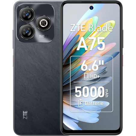 ZTE Blade A75 4+128GB 6.6" 4G Diamond Black ITA