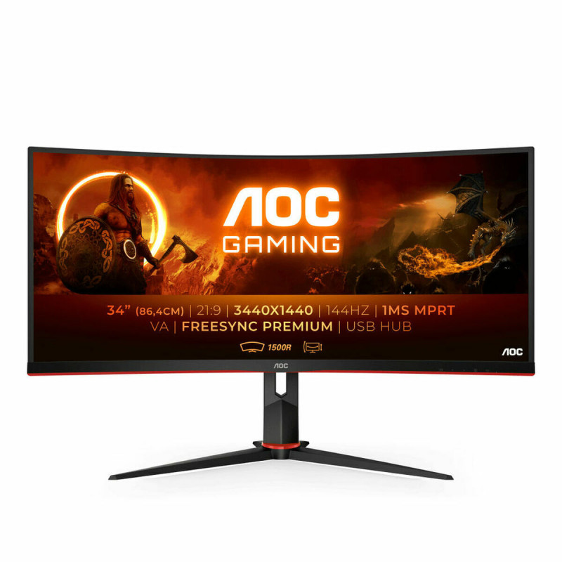 Monitor AOC CU34G2X/BK 34" HD LED