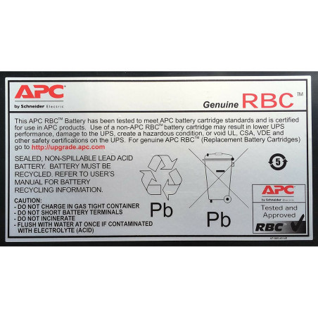 Batteria per Gruppo di Continuità UPS APC APCRBC105