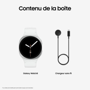 Smartwatch Samsung Watch8 Bianco Argentato 1,3" 40 mm