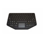 Keyboard Gamber Johnson 7300-0113 Black Spanish Qwerty