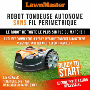 Lawn mowing robot LawnMaster