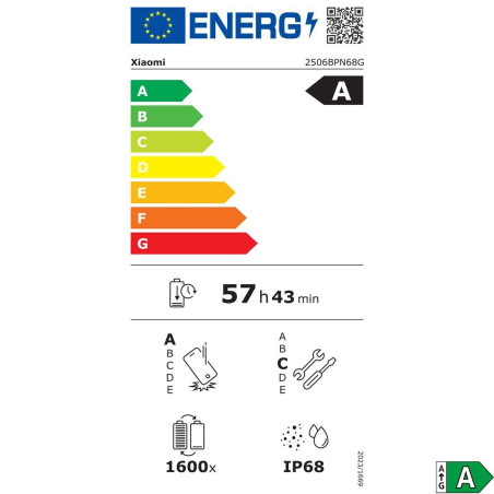 Smartphone Xiaomi 15T Pro 5G 6,83" Octa Core Mediatek Dimensity 9400+ 12 GB RAM 256 GB Grigio