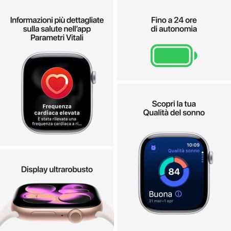 Smartwatch Apple Series 11 Grigio 1,77" 42 mm Ø 42 mm Ø 42,5 mm