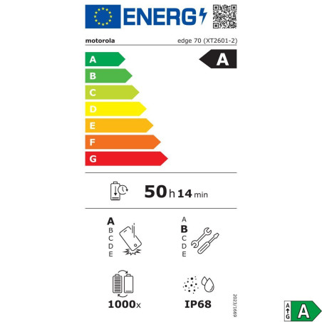 Smartphone Motorola EDGE 70 6,67" Octa Core 12 GB RAM 512 GB Green
