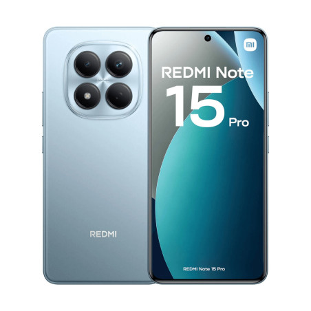 Smartphone Xiaomi Redmi Note 15 Pro 5G 6,83" Octa Core Mediatek Dimensity 7400 Ultra 8 GB RAM 512 GB Azzurro